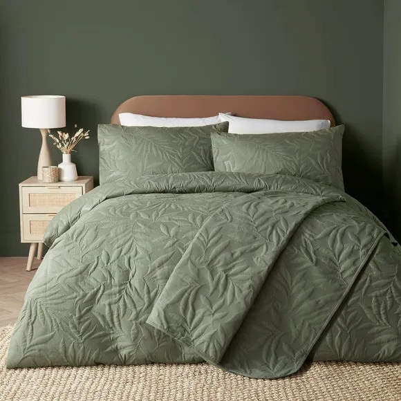 Luana 3D Floral Duvet Cover and Pillowcase Set 4