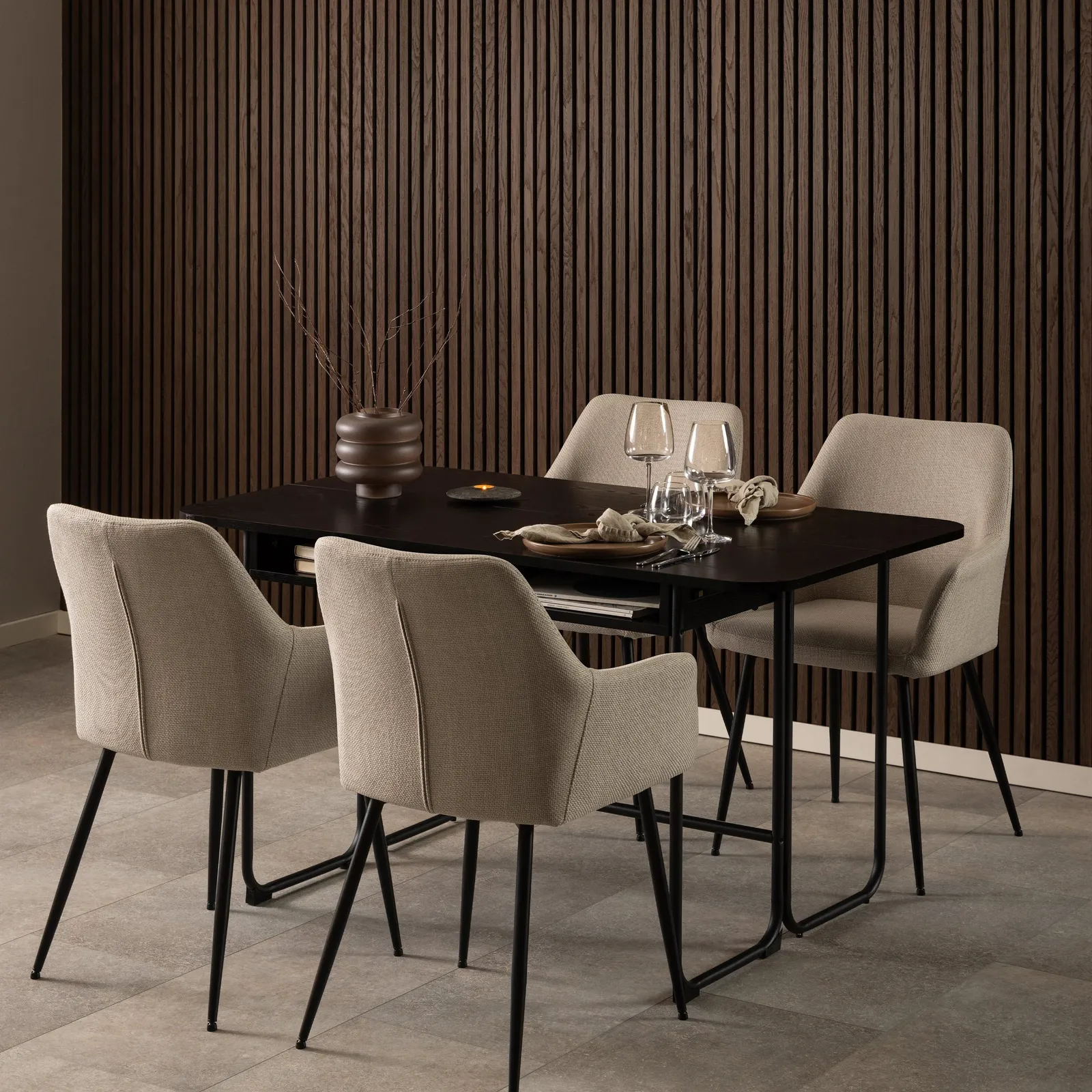 Furniture To Go Darlington Dining Table in Black 6