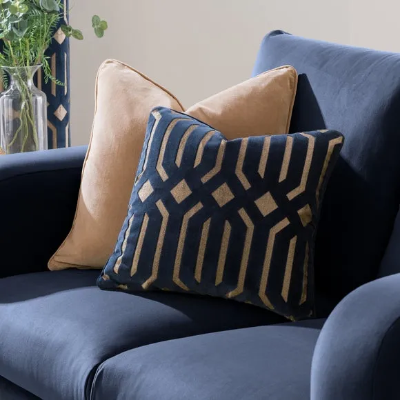 Luxe Deco Cut Velvet Cushion 1