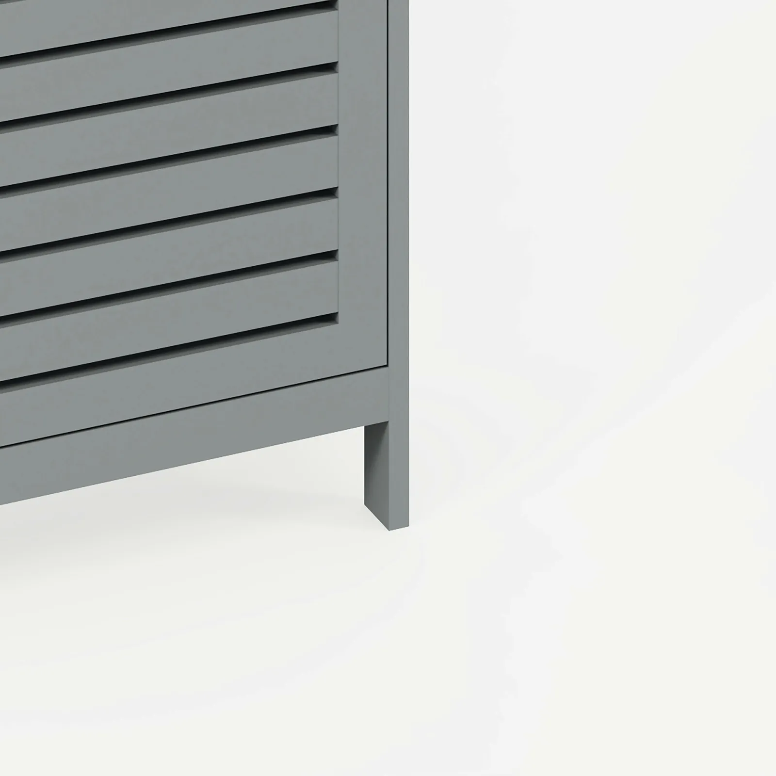 GFW Bergen Three Tier Shoe Cabinet in Grey 5