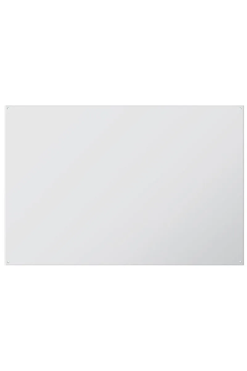 MirrorOutlet Circuitt 4mm Sheet Mirror Glass Polished Edges 4 Holes 140 x 70cm in Silver 6