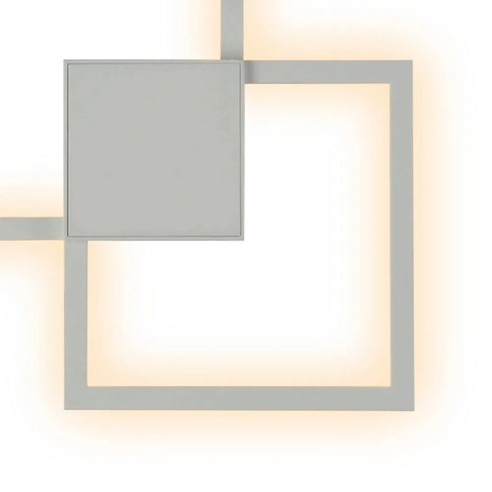 Netlighting Double Ceiling Wall Lamp 48W LED 3000K 3600lm White 5