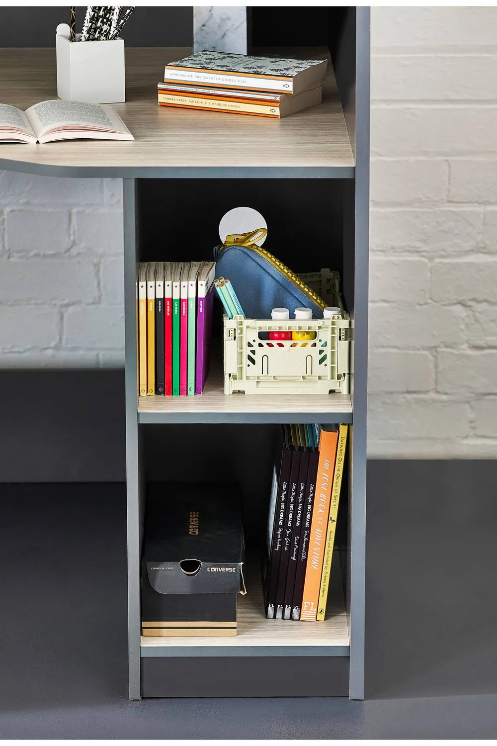 Julian Bowen Hercules Highsleeper Loft Bed with Desk in Natural 6