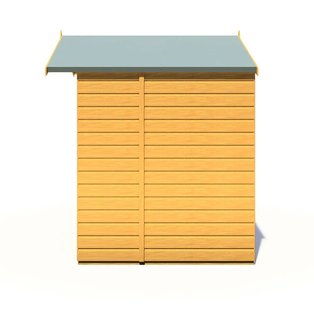Shires Avance Shiplap Summerhouse Garden Sun Room Approx 7 x 5 Feet in Brown 4