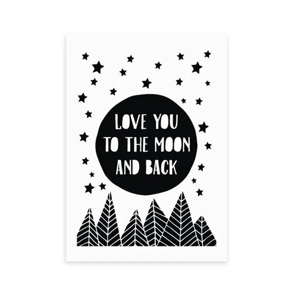 East End Prints To The Moon Print 2