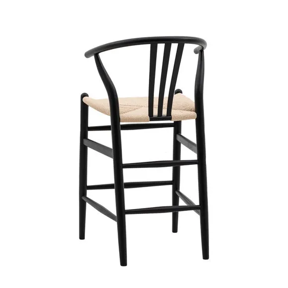 Walsall Set of 2 Bar Stools, Elm 4
