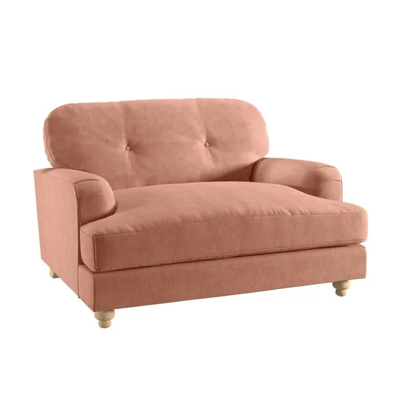 Martha Vintage Velvet Snuggle Chair 3