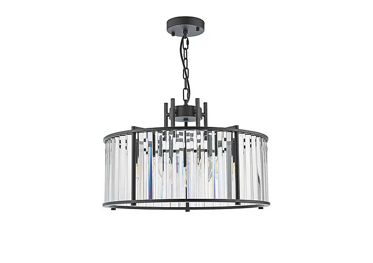 Kira 5 Light Pendant - Black