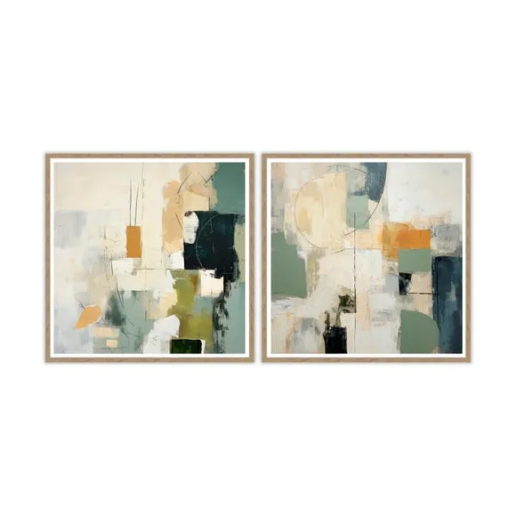 Artko Set of 2 Spectrum by Irena Orlov Framed Prints 3