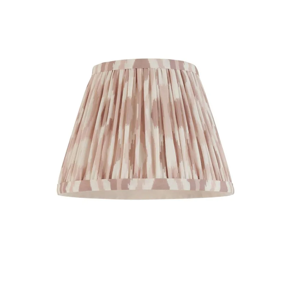 Netlighting Obelisk T Bar Wall Light Fabric Ikat Shade 20cm B22 in Gold 6