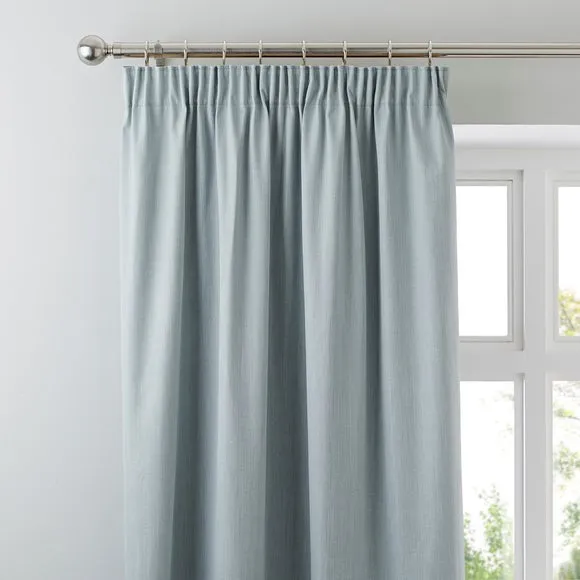 Solar Blackout Pencil Pleat Curtains 1