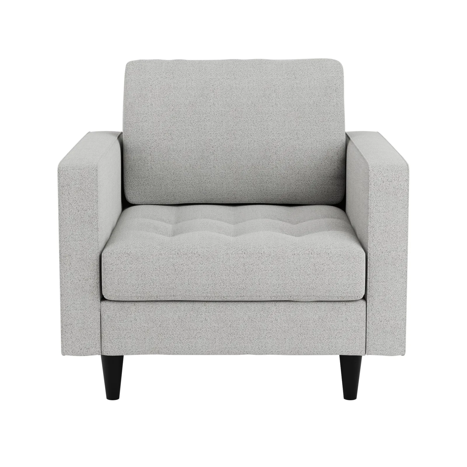 Zoe Boucle Armchair Light Grey