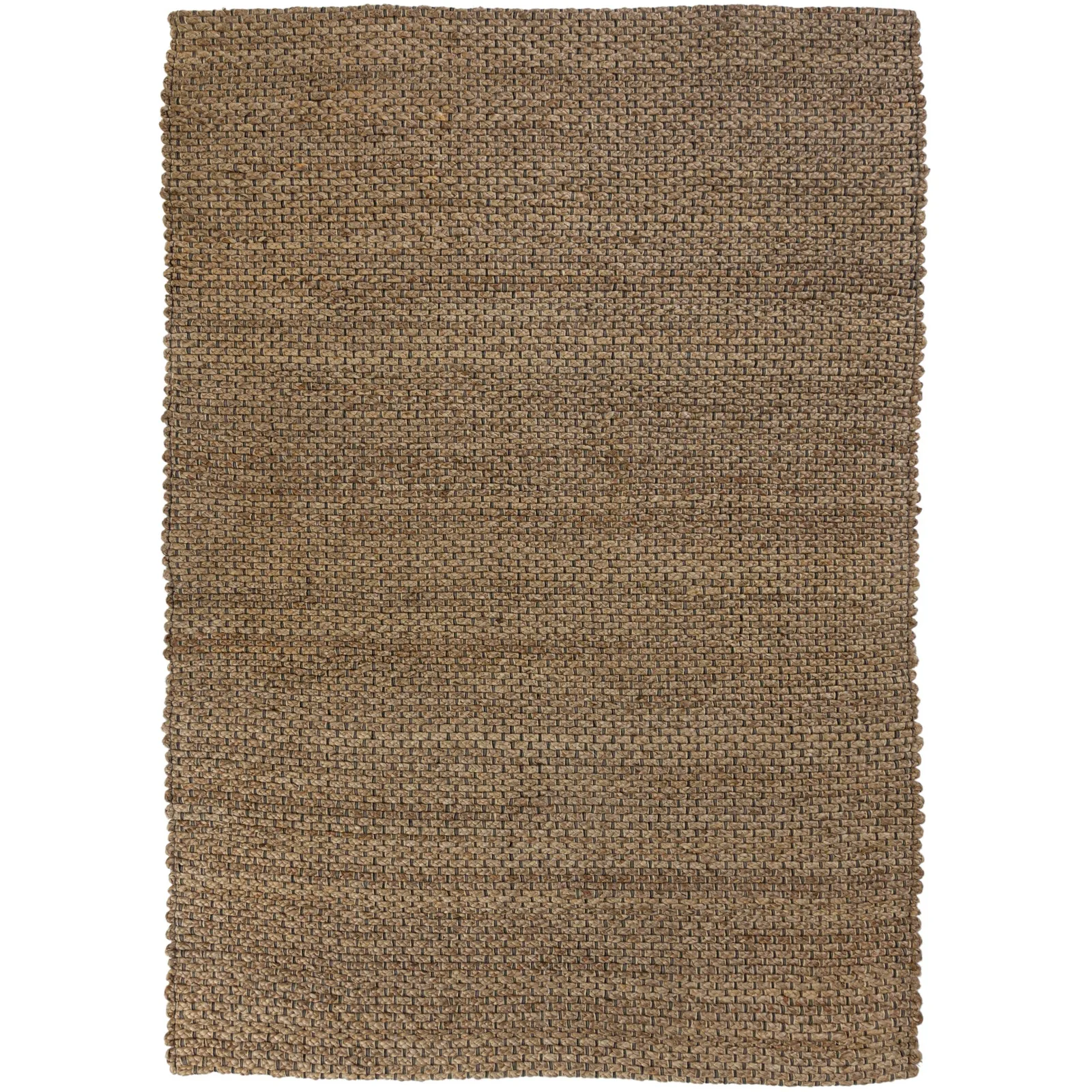 Chunky Jute Woven Rug Grey and Brown