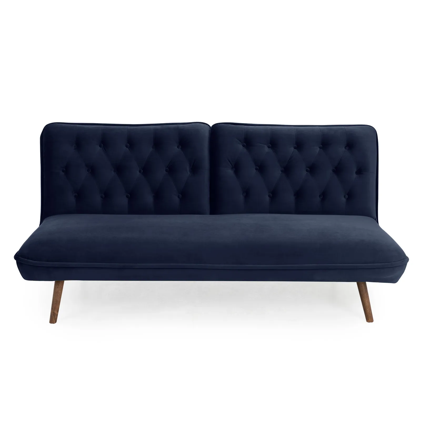 Elodie Velvet Sofa Bed Blue