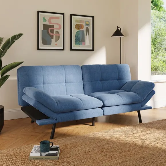 Harrison Quilted Chenille Clic Clac Sofa Bed 1