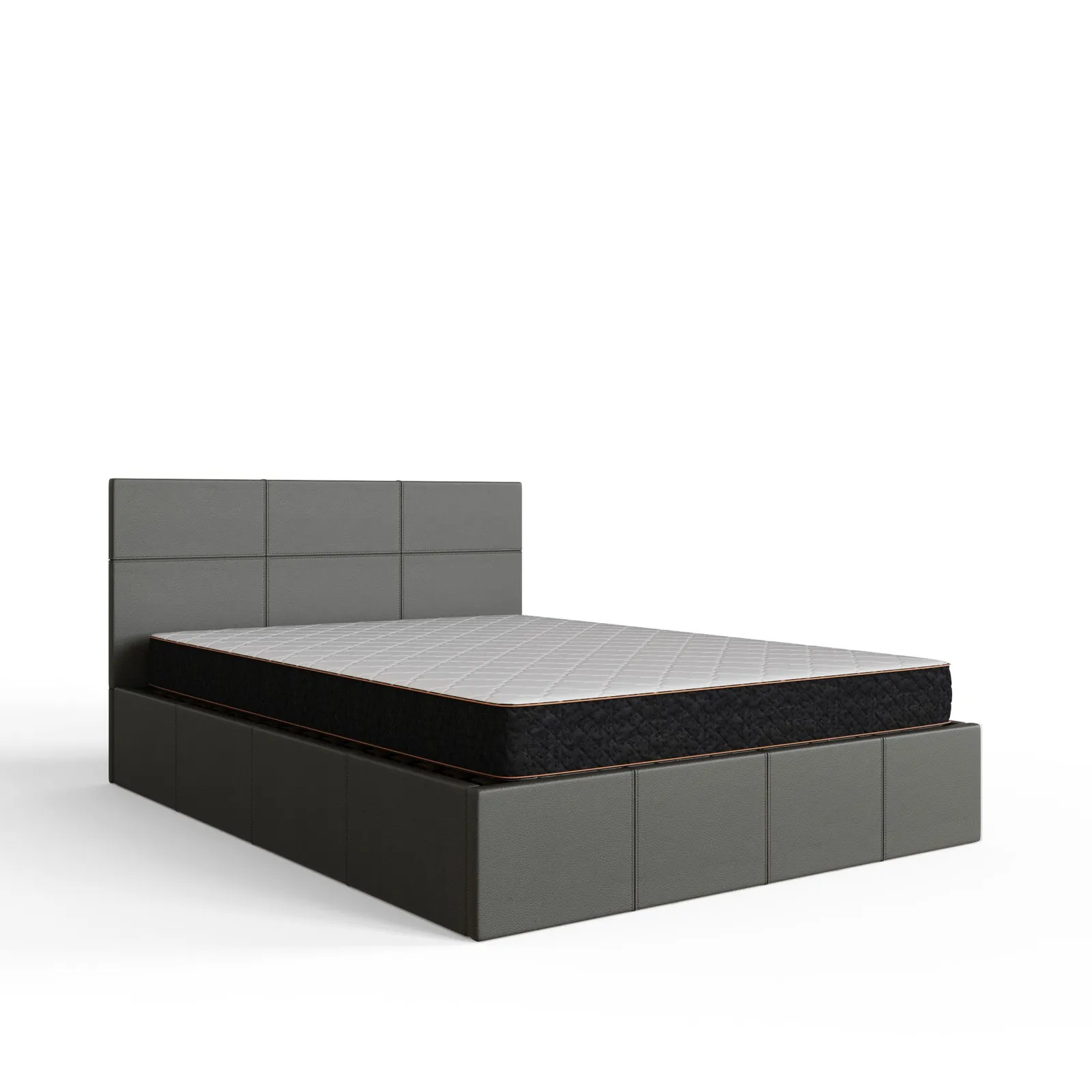 GFW Side Lift Ottoman Storage Bed in Dark Grey 5