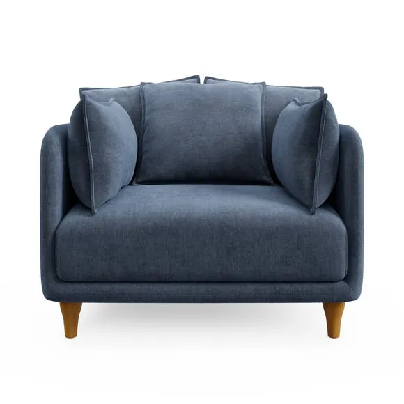 Armitage Scatter Back Chenille Snuggle Chair 6