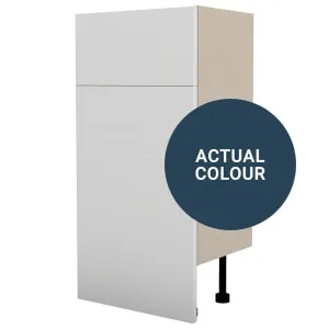 Duarti By Calypso Cascade 400mm Floor Reaching Full Depth Toilet Unit - Twilight Blue