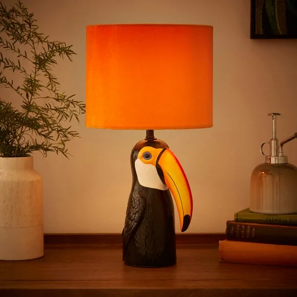 Toucan Ceramic Table Lamp 2