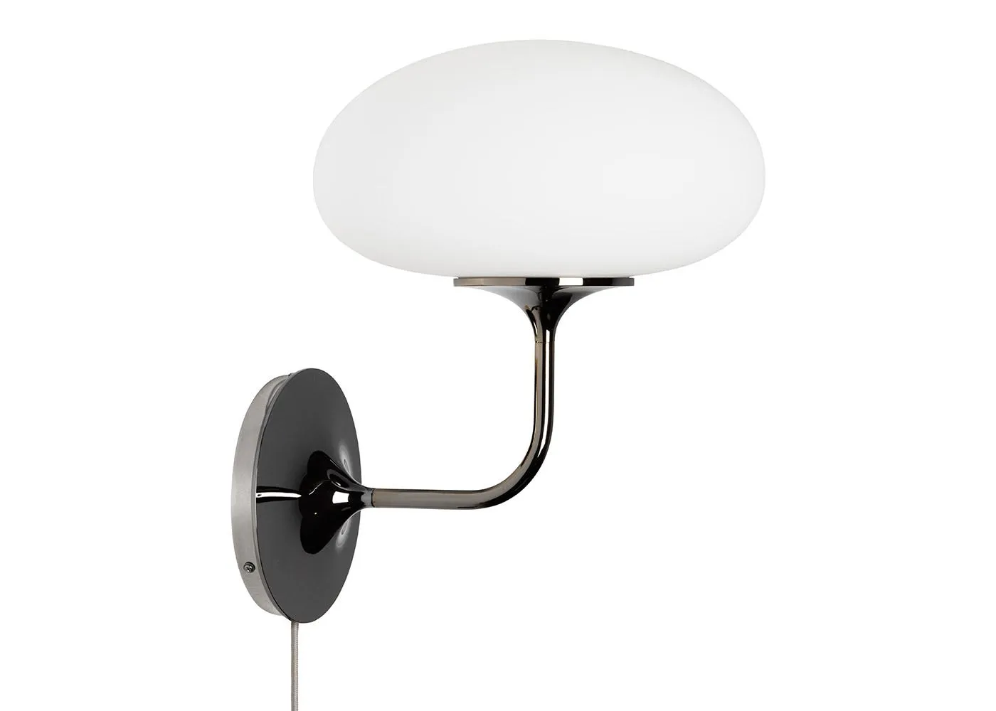 Gubi Stemlite Wall Light Black Chrome