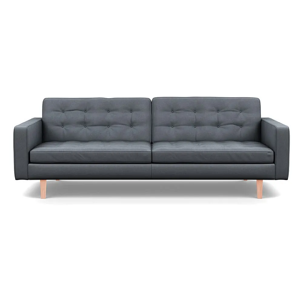 Heal's Hepburn 4 Seater Siena Cotton Shale Grey Natural 1