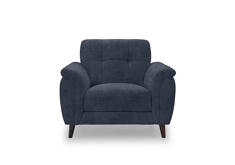 Chantilly Fabric Armchair - Hudson Ocean