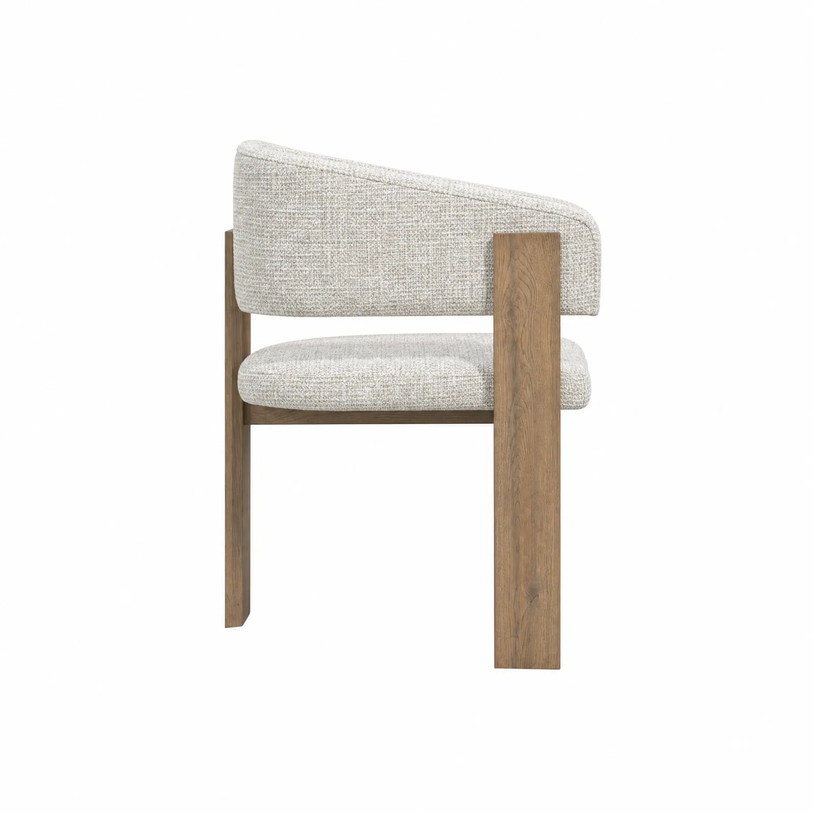 Pure Furniture Emlyn Dining Chair, Cream | Barker & Stonehouse 3