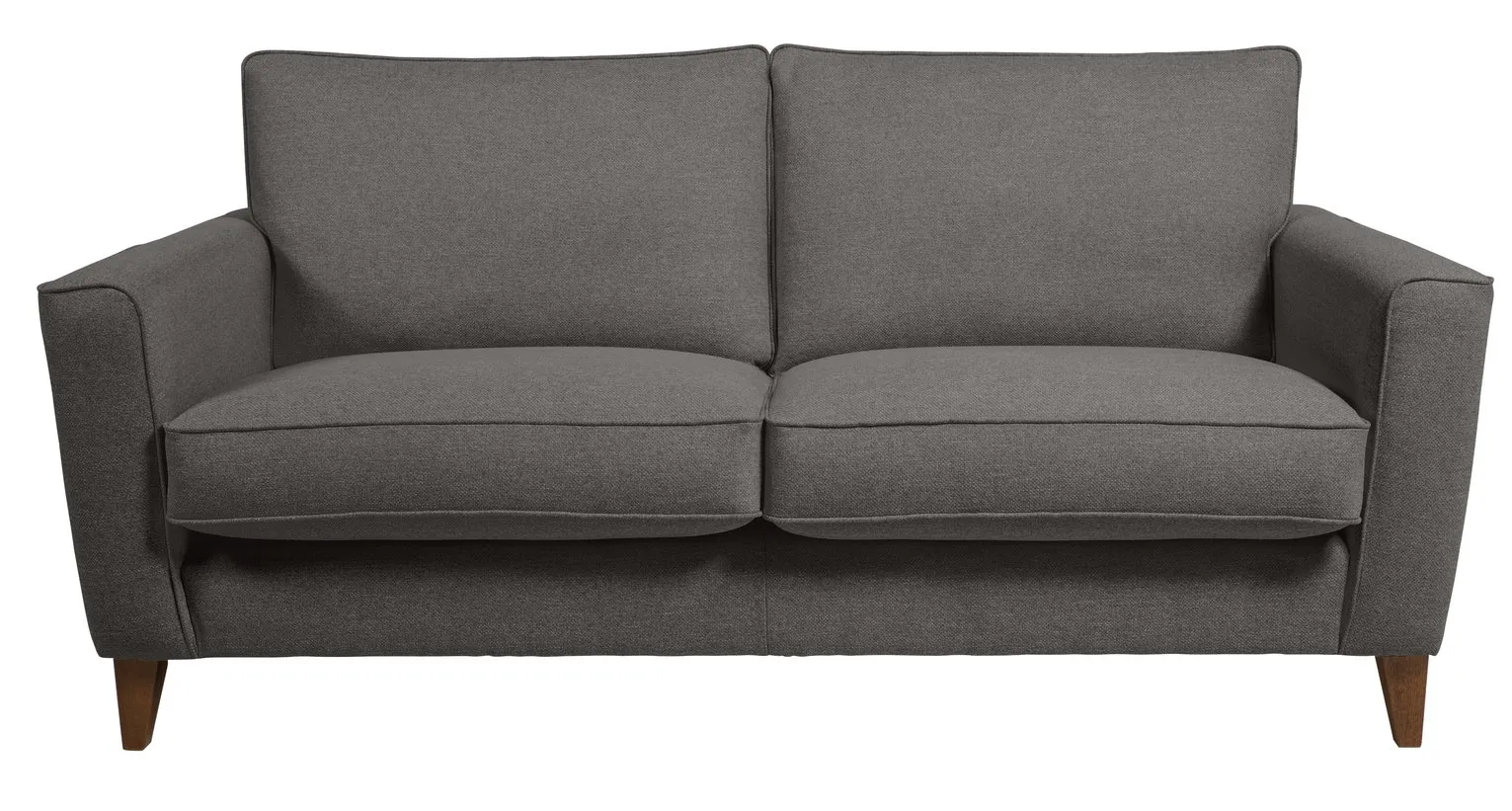 Habitat Aspen 3 Seater Fabric Sofa - Charcoal