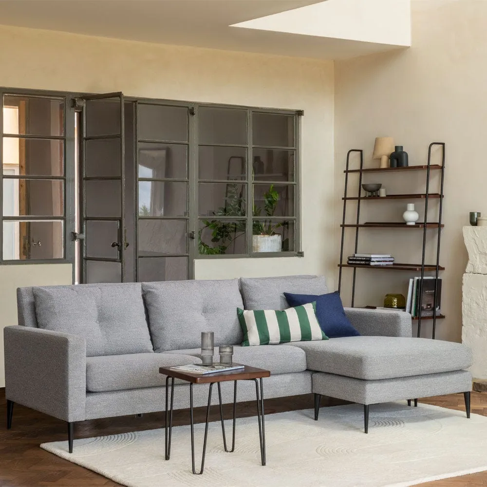 Heal's Brunel Lean To Wide Shelves Dark Wood 4