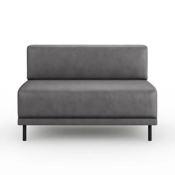 Mae Long Dining Bench, Faux Leather 5