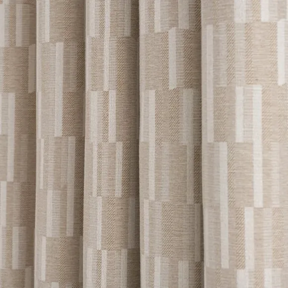Salvage Checkerboard Eyelet Curtains 3
