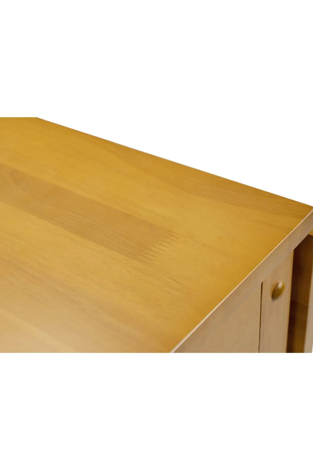 Julian Bowen Savoy 4 Seater Drop Leaf Gateleg Dining Set with Folding Chairs in Light Oak 5