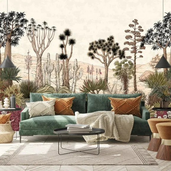 Desert Garden Wall Mural 1