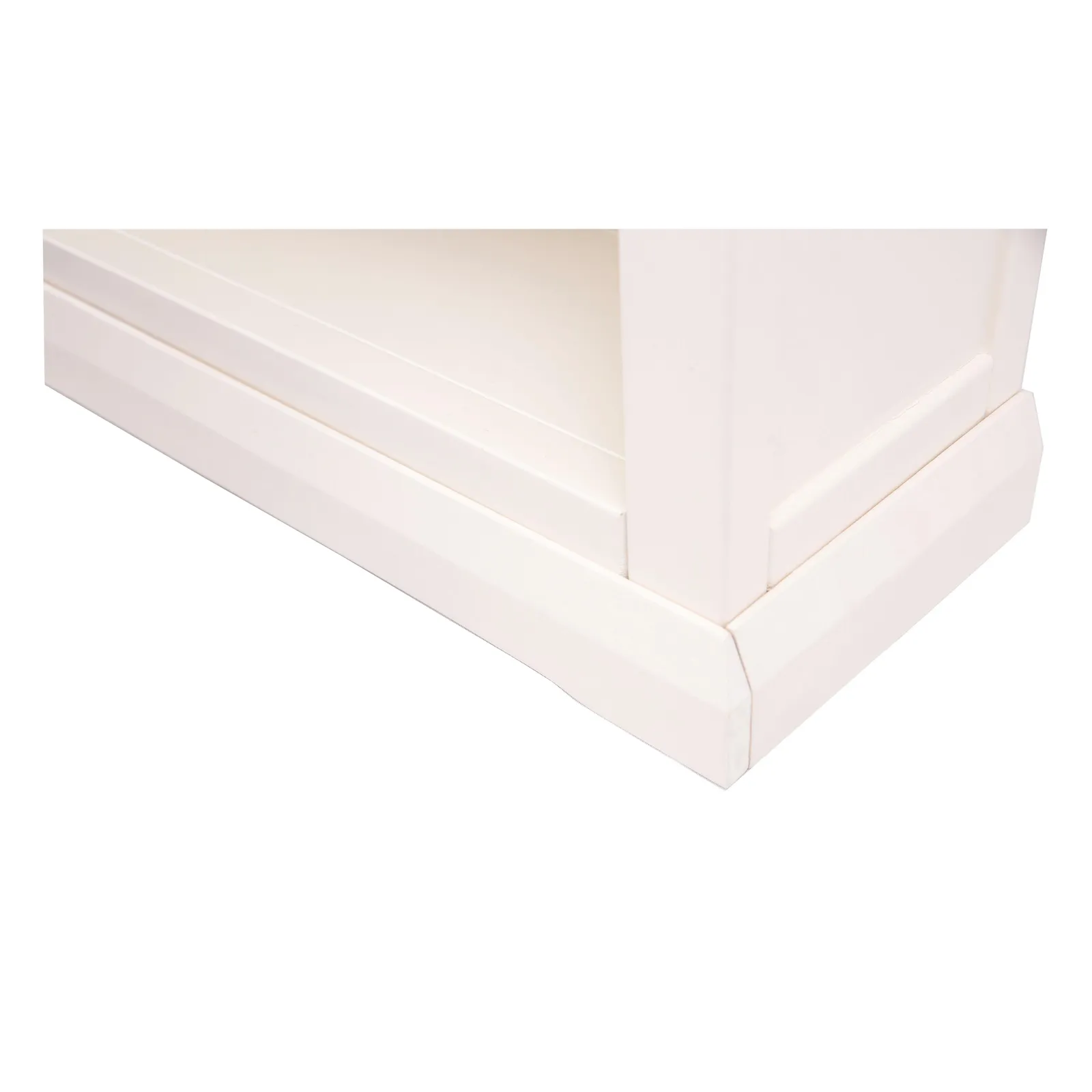 Cabinet Bits Bookcase with plinth 120x90x25cm in Off-White 6