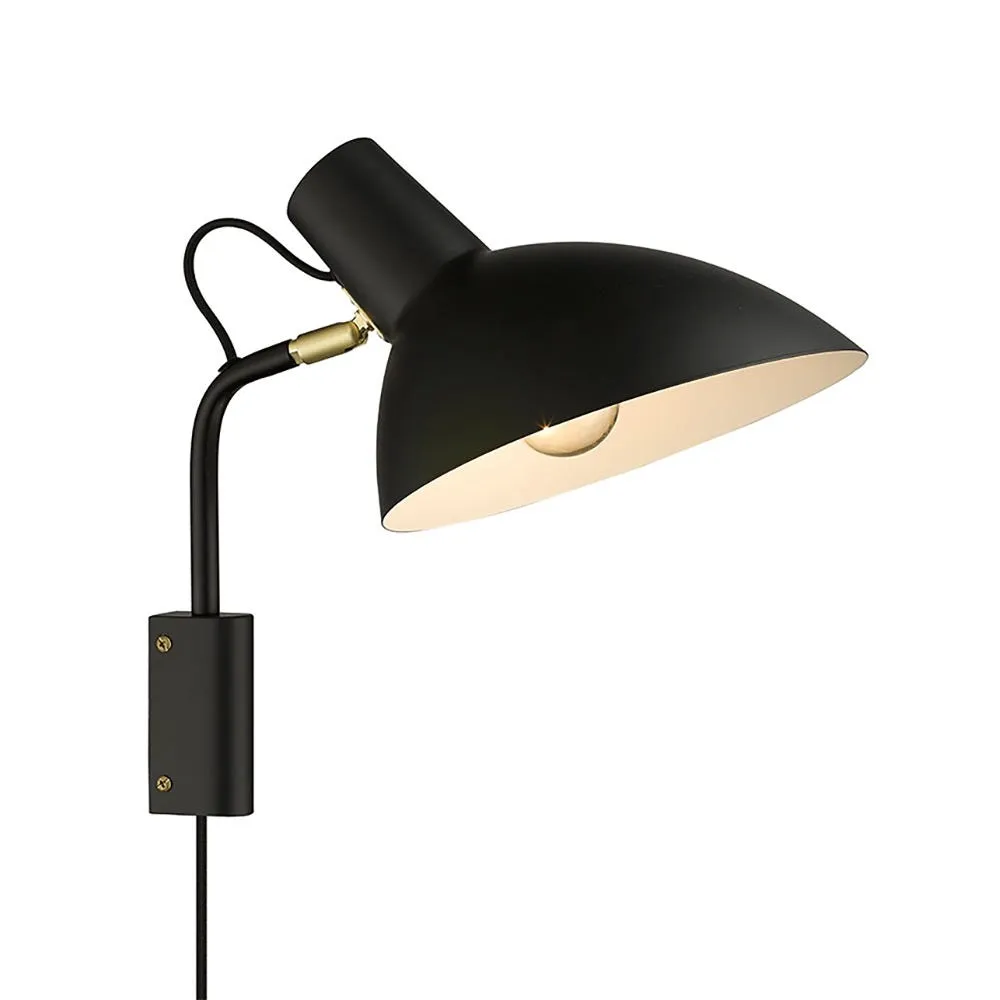 Halo Metropole Wall Light Black 2