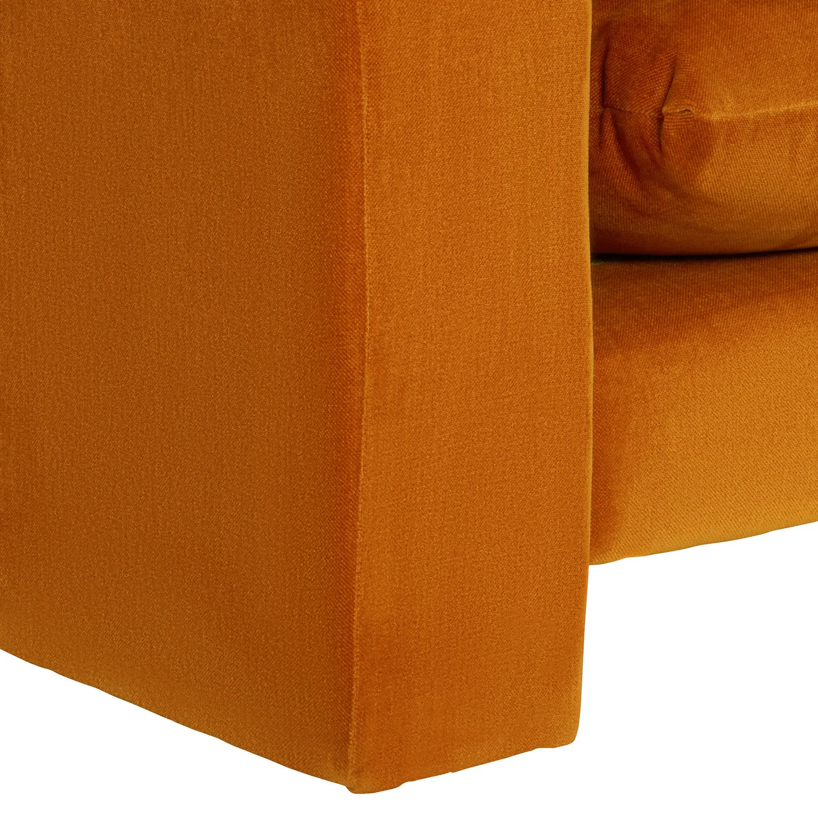 Hoxton Small Sofa, Orange Fabric | Barker & Stonehouse 6