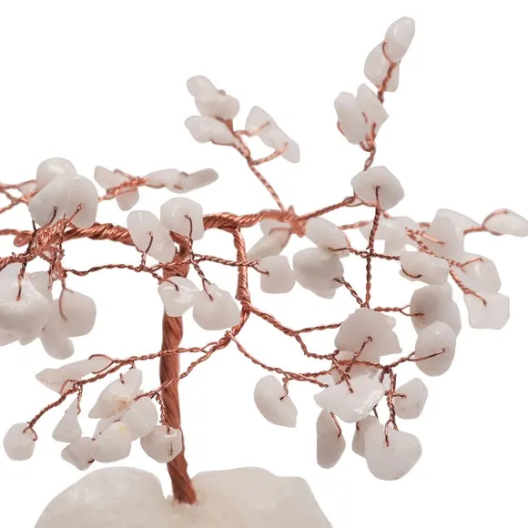 Serenity White Jade Gemstone Tree 2