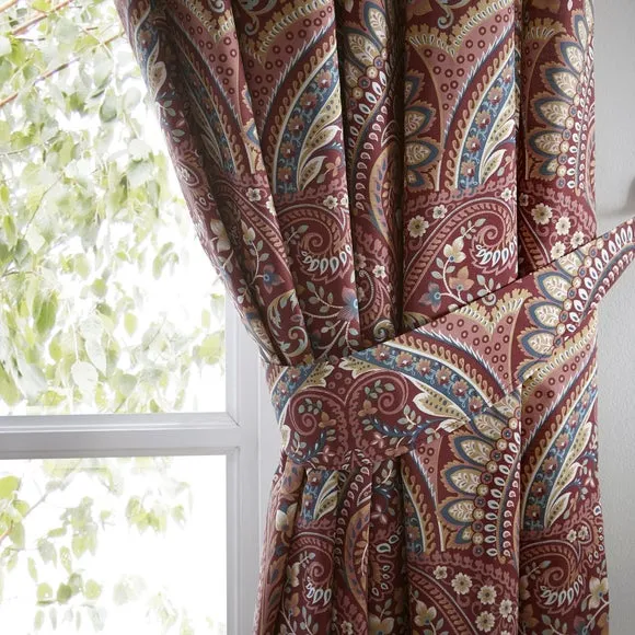Palais Multicoloured Pencil Pleat Curtain 66" x 72" 4