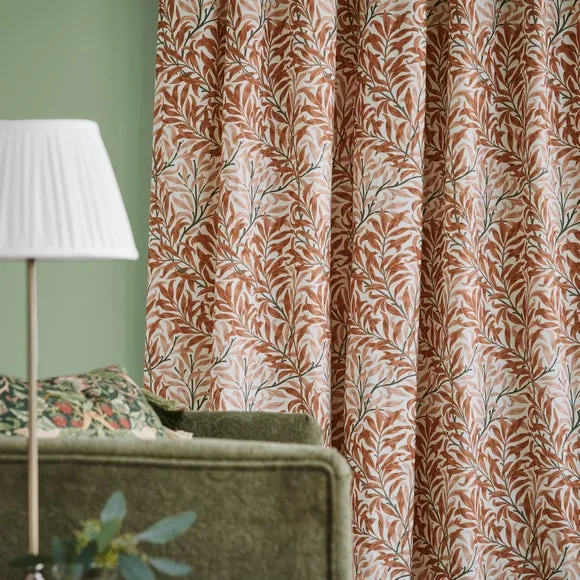 William Morris At Home Willow Bough Pencil Pleat Curtains 3
