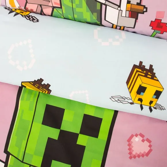 Minecraft Group Duvet Cover and Pillowcase Set 5