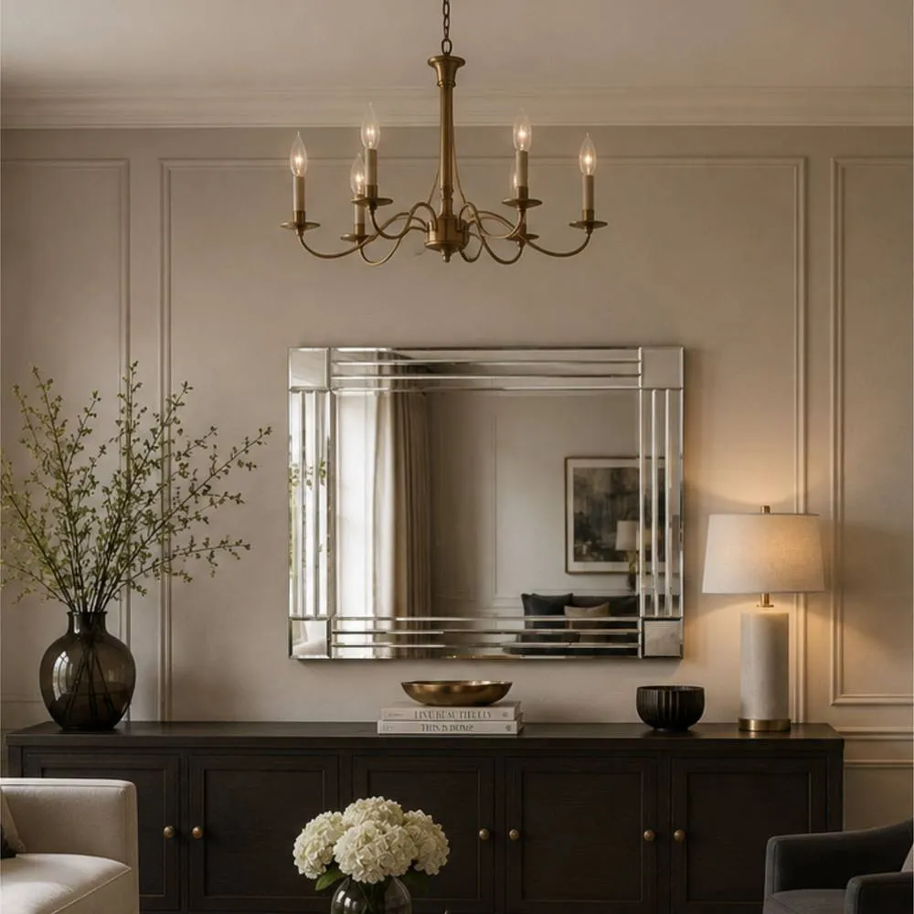 Yearn Mirrors Triple Edge Mirror Bevelled 90x60cm in Clear 3