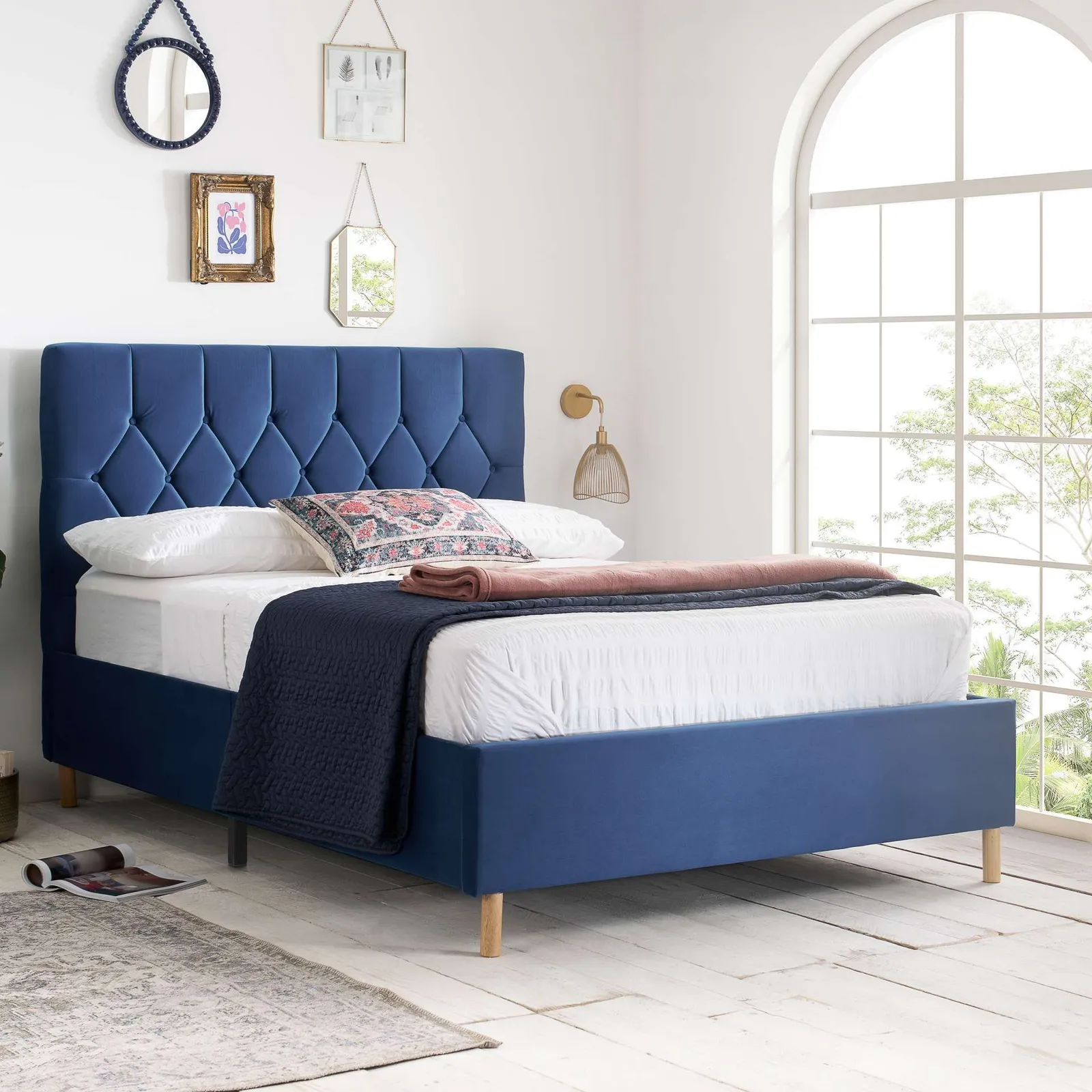 Birlea Loxley Bed in Blue 1