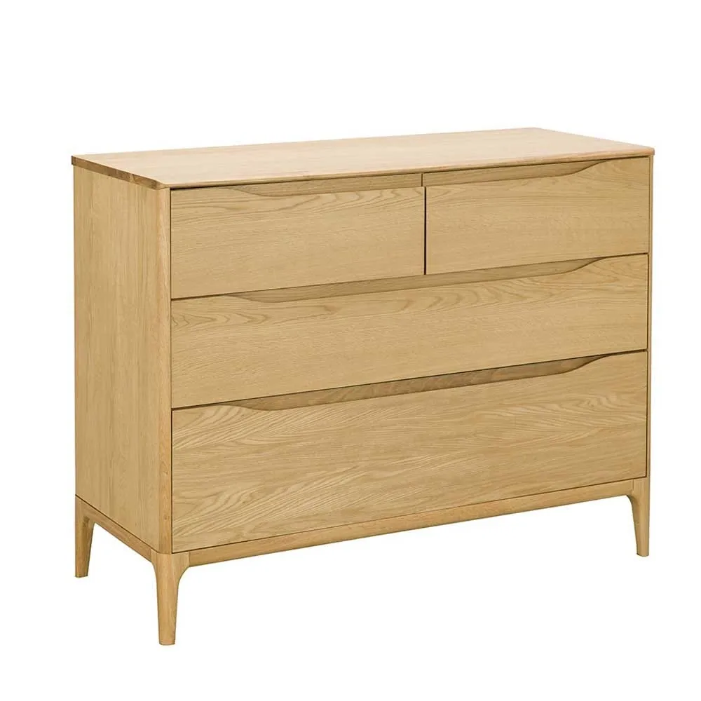 Ercol Rimini 4 Drawer Wide Chest 2