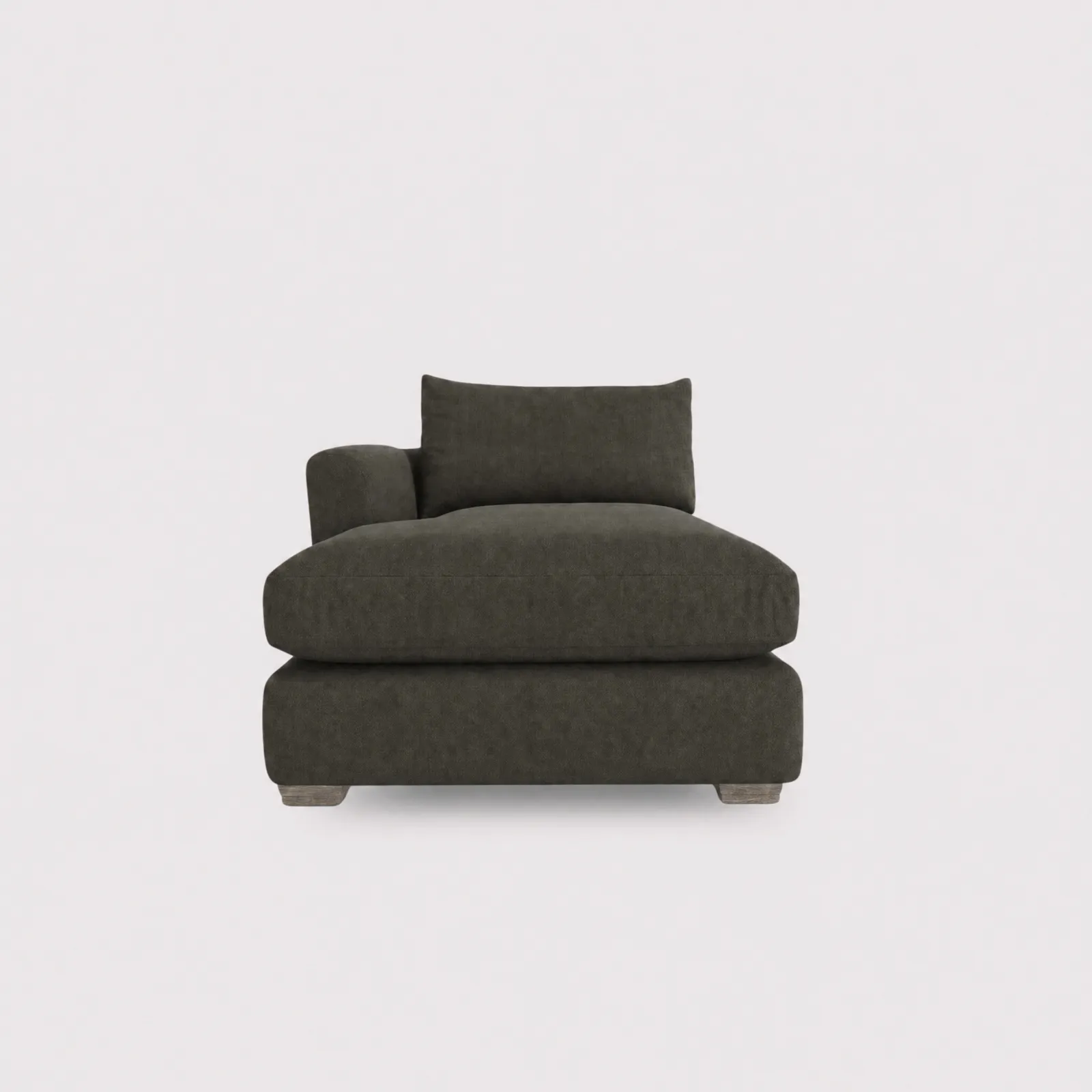 Floyd 1 Arm Chaise Unit Left, Green Fabric | Barker & Stonehouse 1