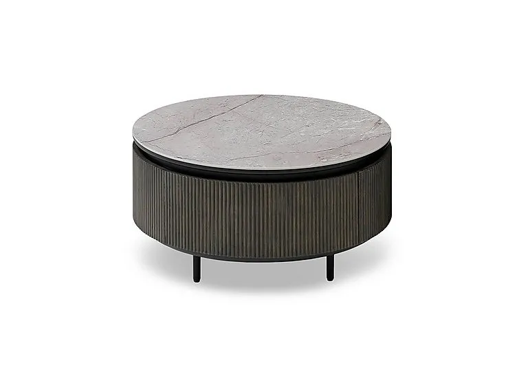 Petra Round Storage Coffee Table