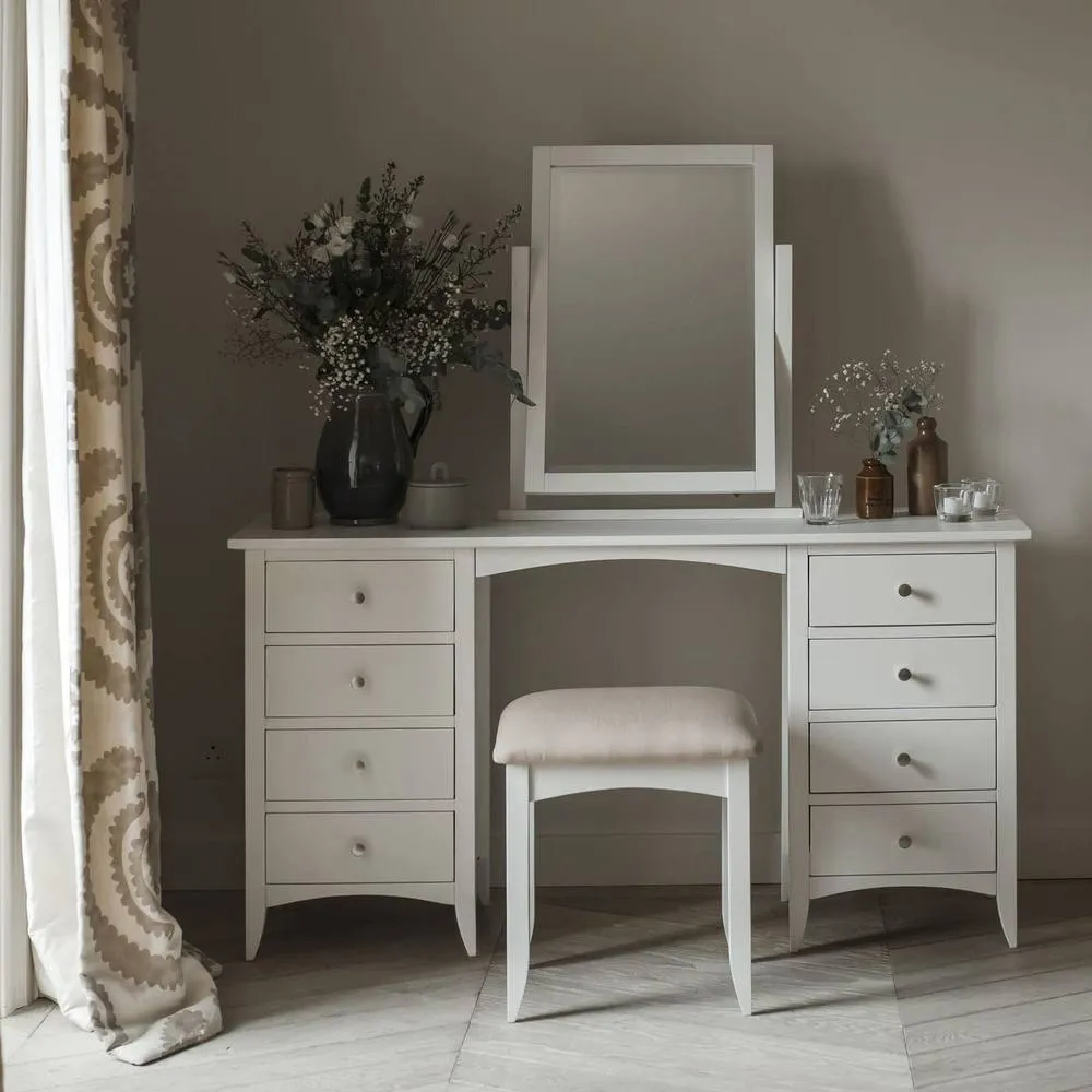 Statement Furniture Edward Hopper Dressing Table Mirror in White 2