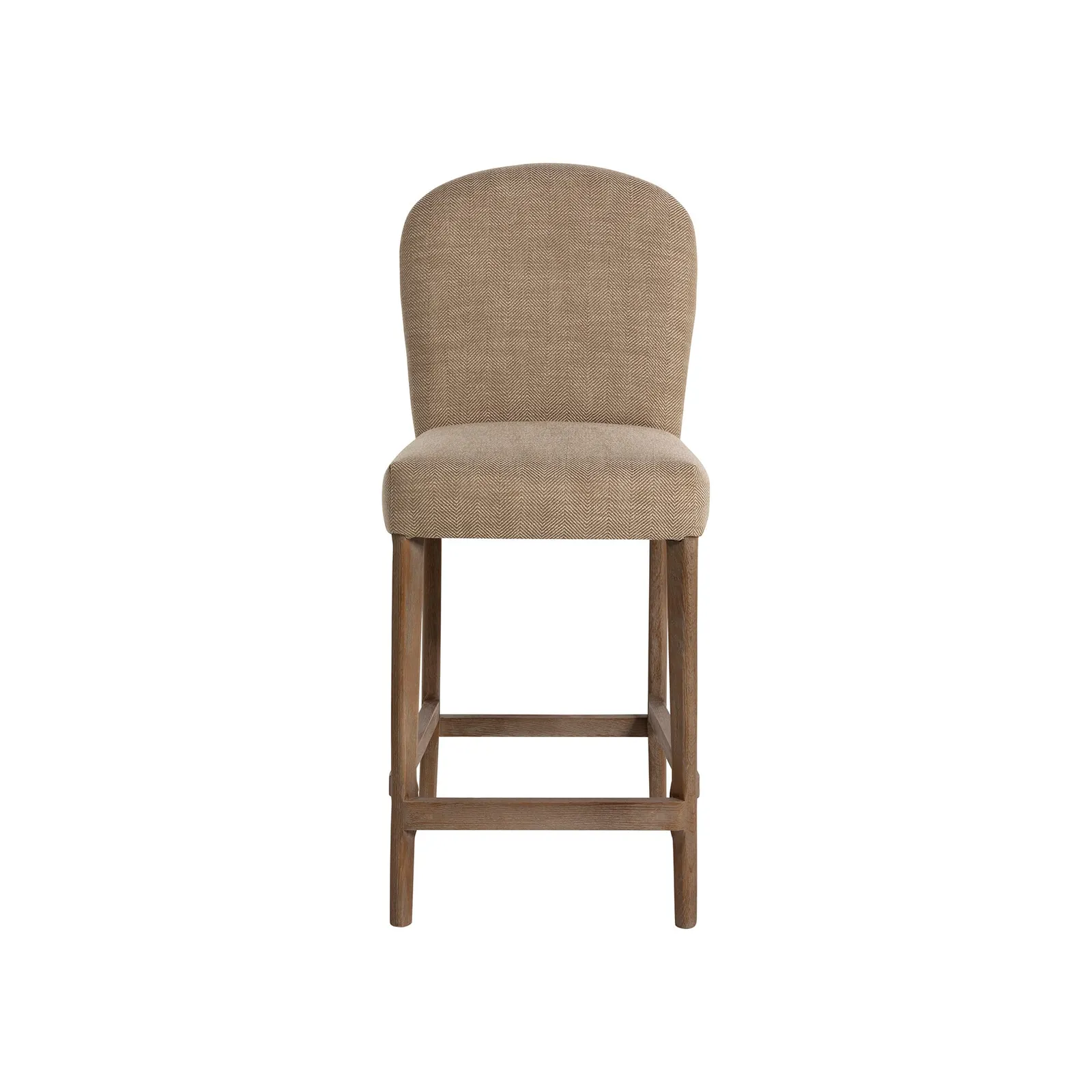Maurice Counter Stool H'bone+Tan Handle, Neutral Fabric | Barker & Stonehouse 5