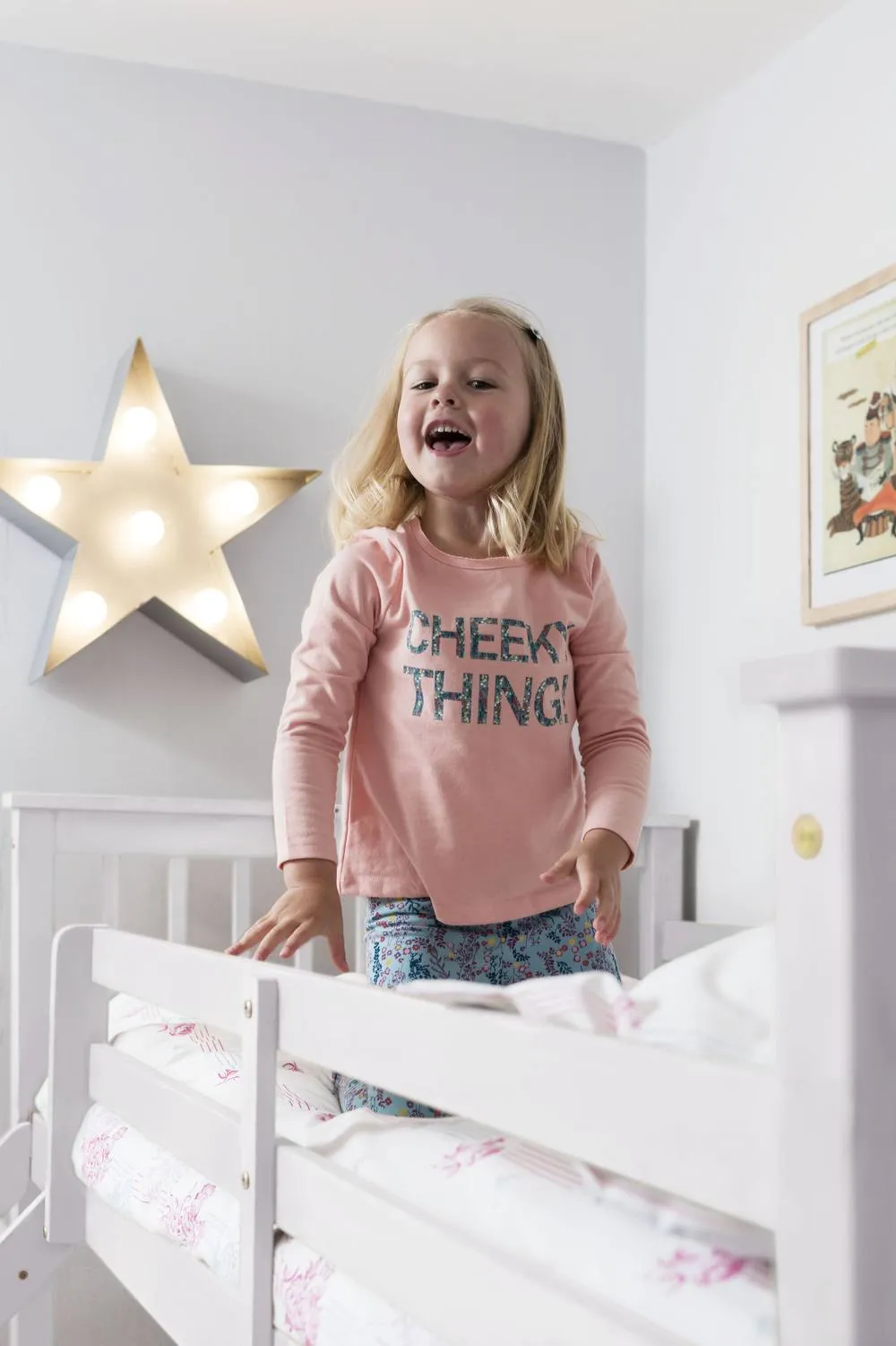 Nöa and Nani Hanna Triple Bunk Bed with Single and Double Bed in White 4