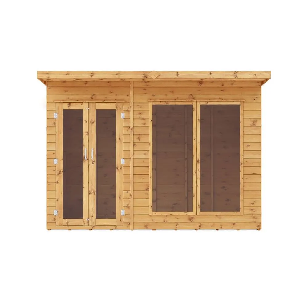 Mercia 10 x 6 Feet Maine Pent Summerhouse - L233.8 x W302.8 x H217 cm - Brown 2