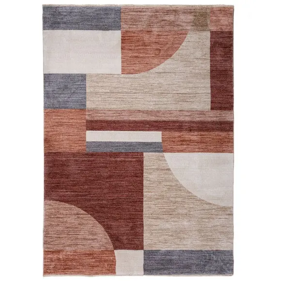 Oscar Geometric Fringe Rug 5